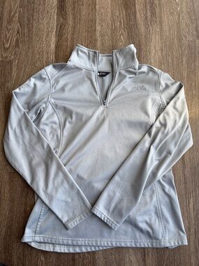 The North Face Fleece Quarter Zip with  ‘Jackson Hole’ Embroidered Arm